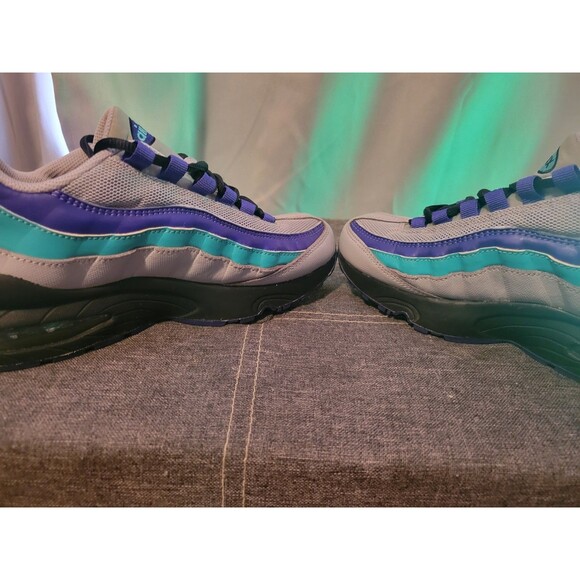 Nike Air Max 95 Aqua Wolf Grey Athletic Running Shoes Men’s Size 5 (AT2865-001) - Picture 5 of 14